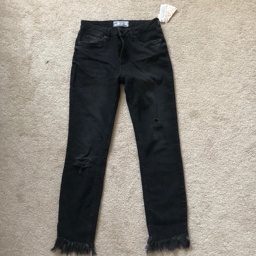 Brand new black free people skinny jeans